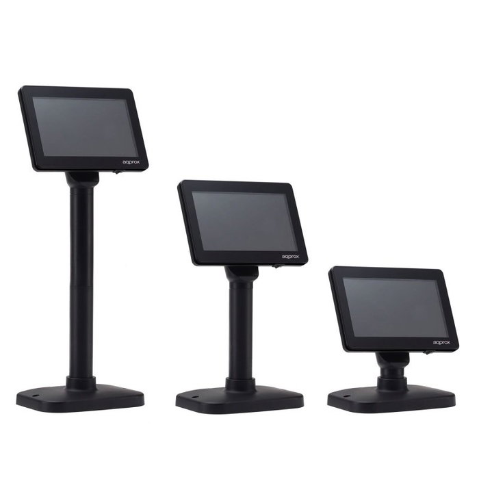 Approx Visor TPV LCD APPVFD02LCD de 7 pulgadas Negro Approx Visor TPV LCD APPVFD02LCD de 7 pulgadas Negro